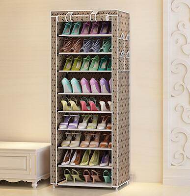 10-Layer Dustproof Shoe Rack - Multi-Functional Shoe Organizer