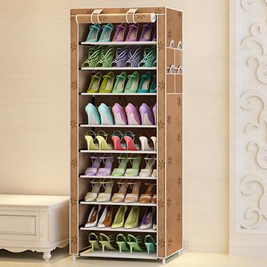 10-Layer Dustproof Shoe Rack - Multi-Functional Shoe Organizer