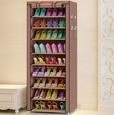 10-Layer Dustproof Shoe Rack - Multi-Functional Shoe Organizer