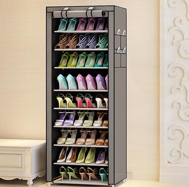 10-Layer Dustproof Shoe Rack - Multi-Functional Shoe Organizer